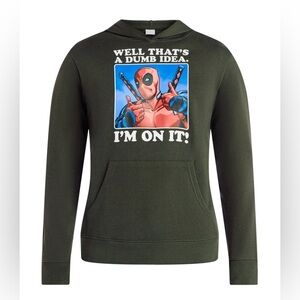 Marvel *NWT* Men's Deadpool Graphic Hoodie Pullover